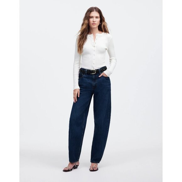 NWT Madewell The Arc-Leg Jean in Owsley wash 26 - Picture 1 of 6